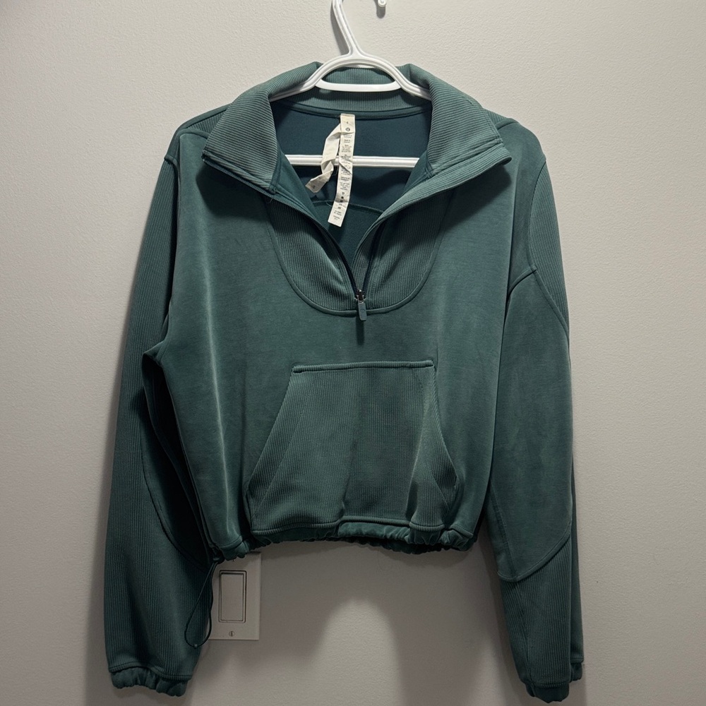 lululemon athletica Teal Half-Zip Sweatshirt